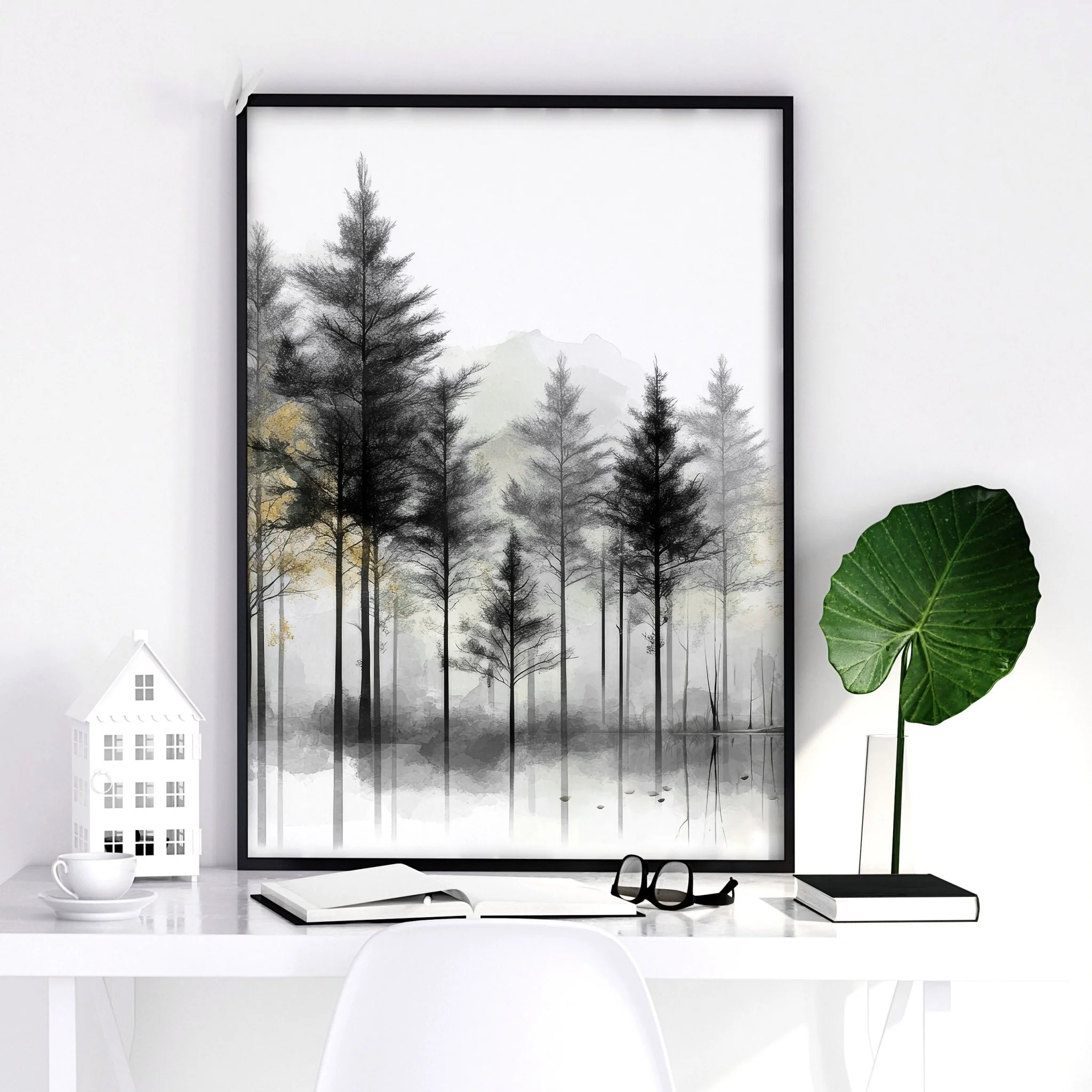 Framed Wall Art Set of 3 | Set of 3 Asian Inspired Wall art Prints - Image 11