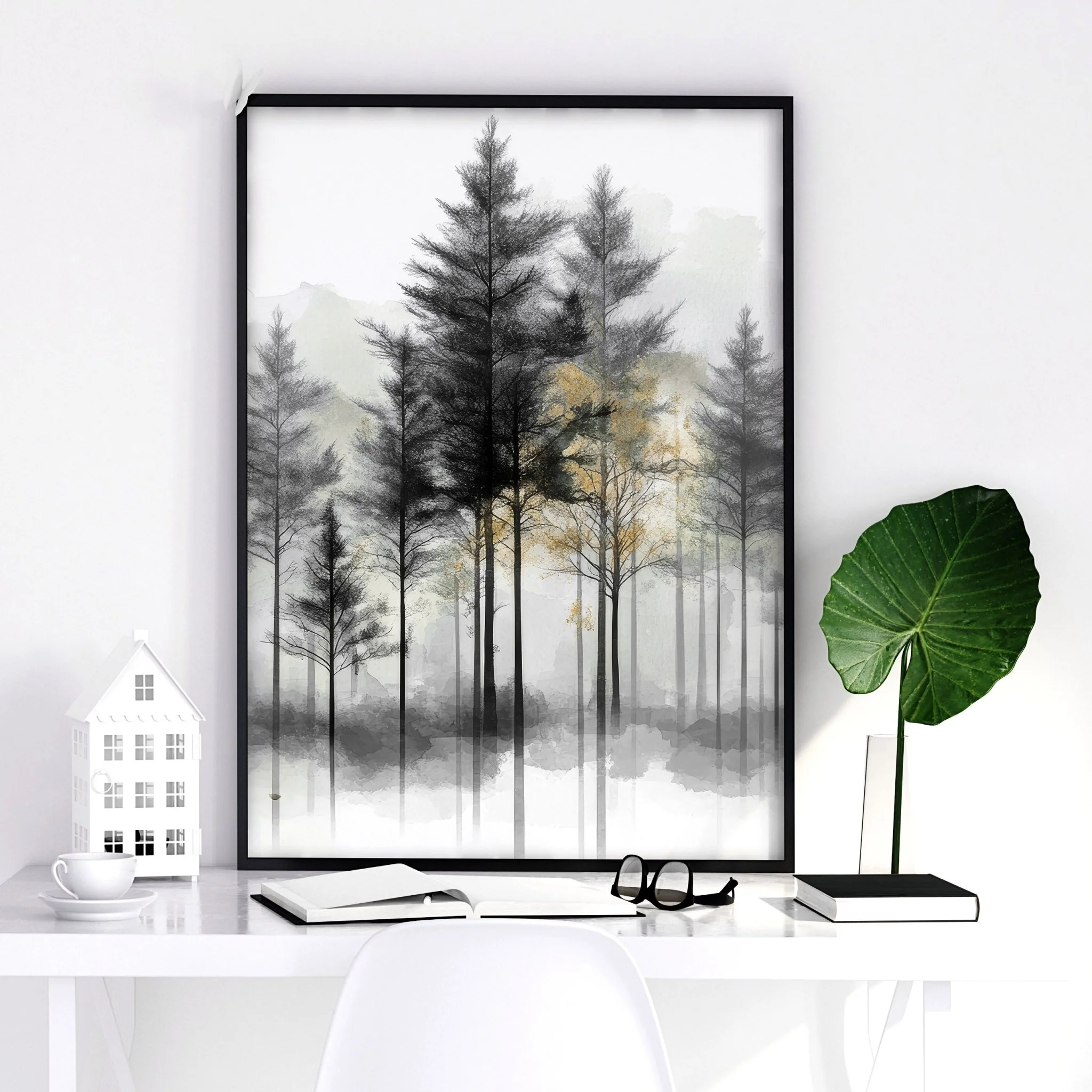 Framed Wall Art Set of 3 | Set of 3 Asian Inspired Wall art Prints - Image 13