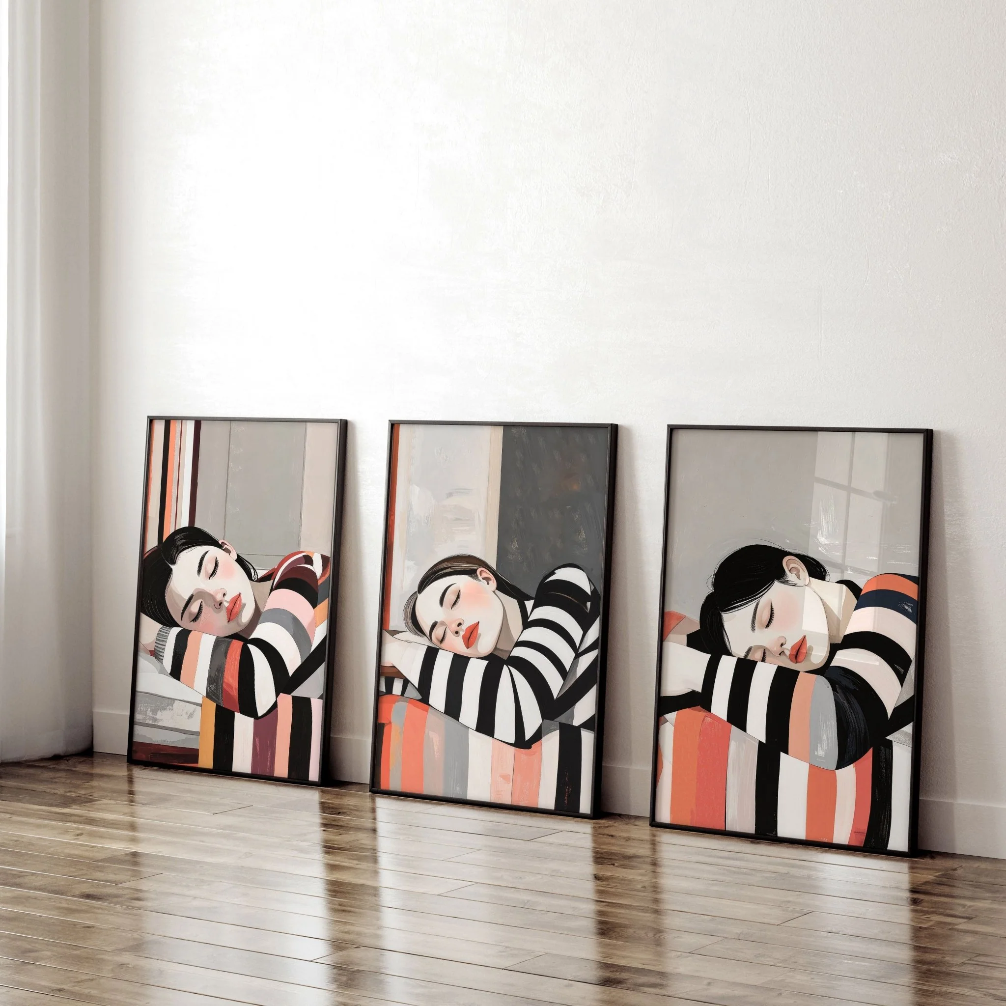 Frames Poster | Set of 3 Boho Women Wall art Prints - Image 4