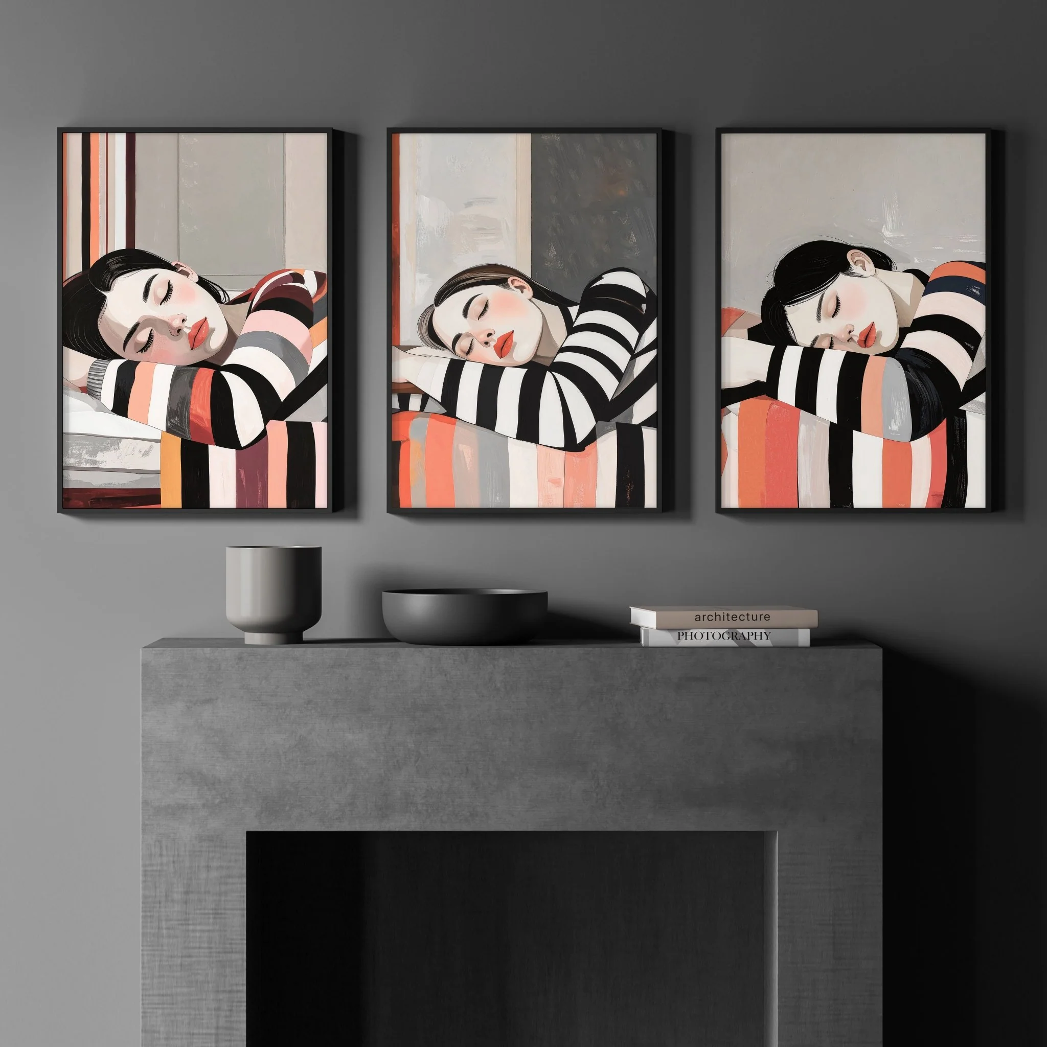 Frames Poster | Set of 3 Boho Women Wall art Prints - Image 5