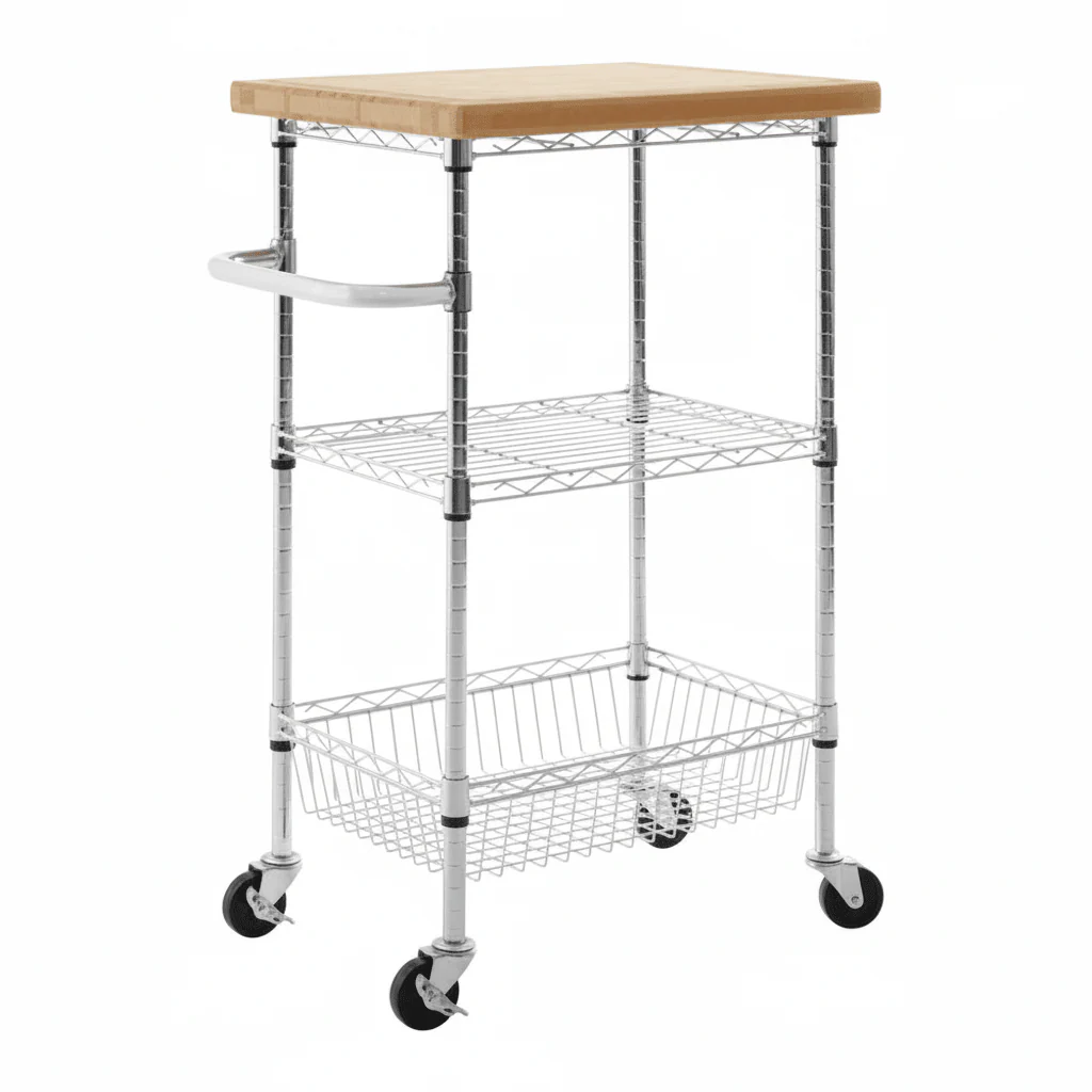 Frankfurt 3 Tier Kitchen Trolley