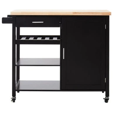 Frankfurt Black Kitchen Trolley - Image 12