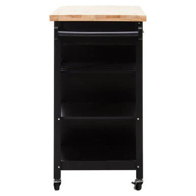 Frankfurt Black Kitchen Trolley - Image 7