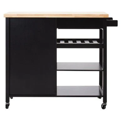 Frankfurt Black Kitchen Trolley - Image 8