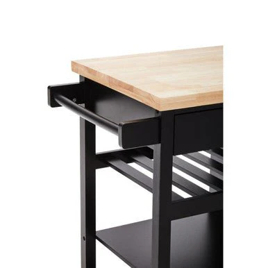Frankfurt Black Kitchen Trolley - Image 9