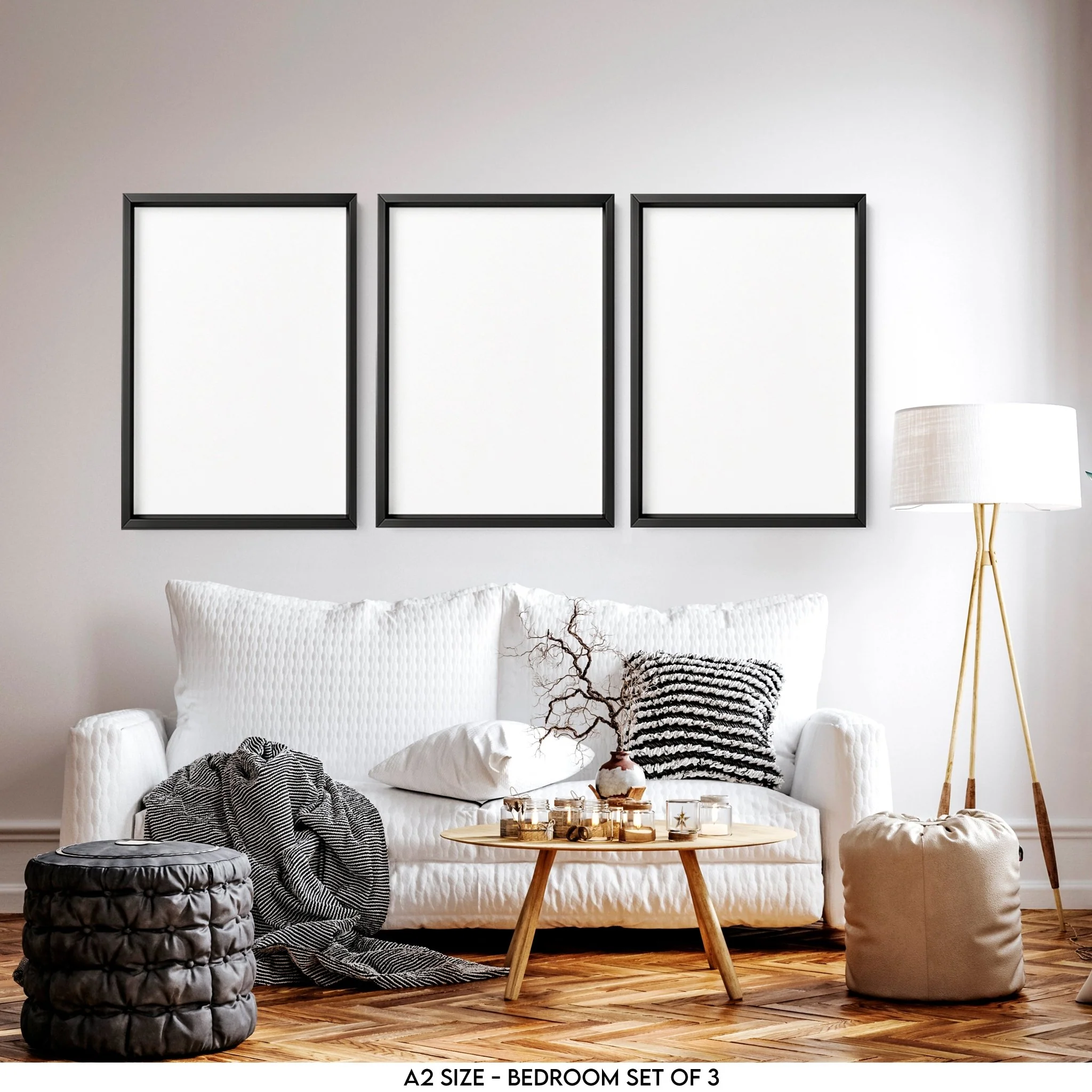 2-Bedroom Flat Wall Art Bundle – Ready-to-Hang Decor for Every Room - Image 4