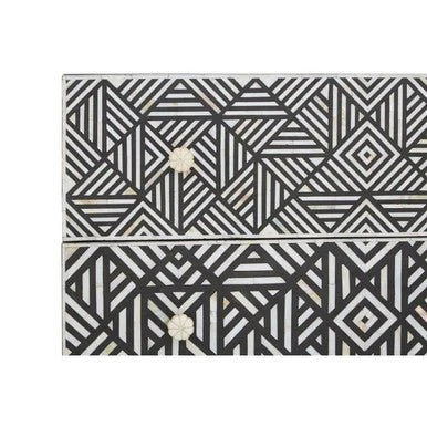 Fusion Bone Monochrome Chest of drawers - Image 11