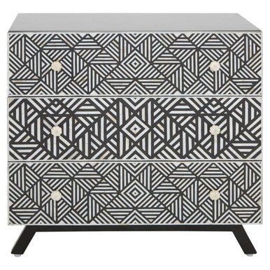Fusion Bone Monochrome Chest of drawers - Image 4