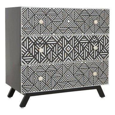 Fusion Bone Monochrome Chest of drawers - Image 5