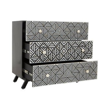 Fusion Bone Monochrome Chest of drawers - Image 6