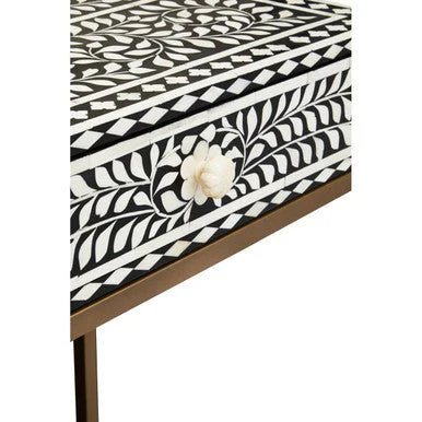 Fusion Console Table With Gold Finish Legs - Image 13