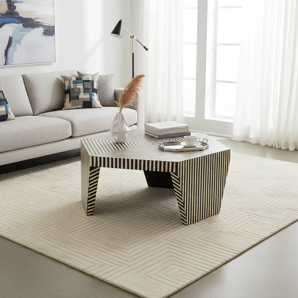 Fusion Striped Coffee Table - Image 3