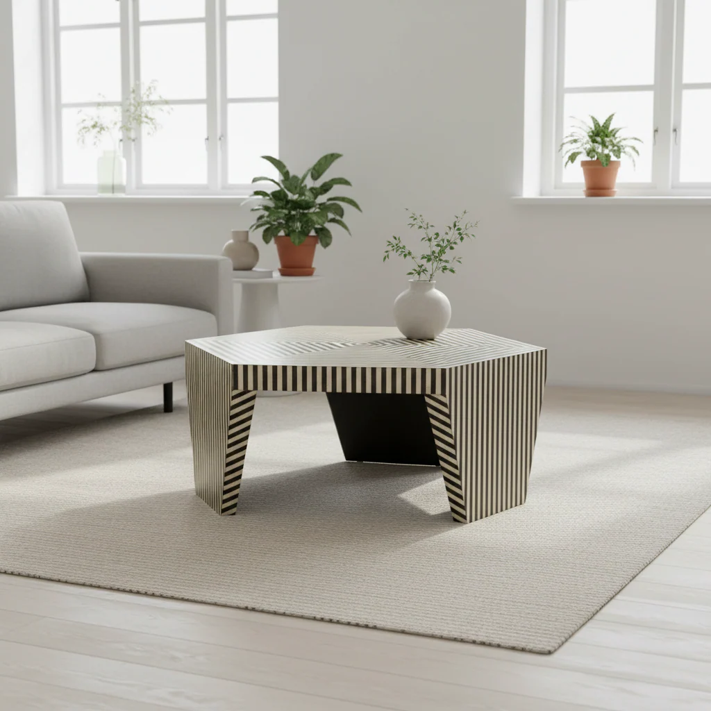 Fusion Striped Coffee Table - Image 4