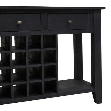 Fusion Wine Bottle Storage Console Table - Image 9