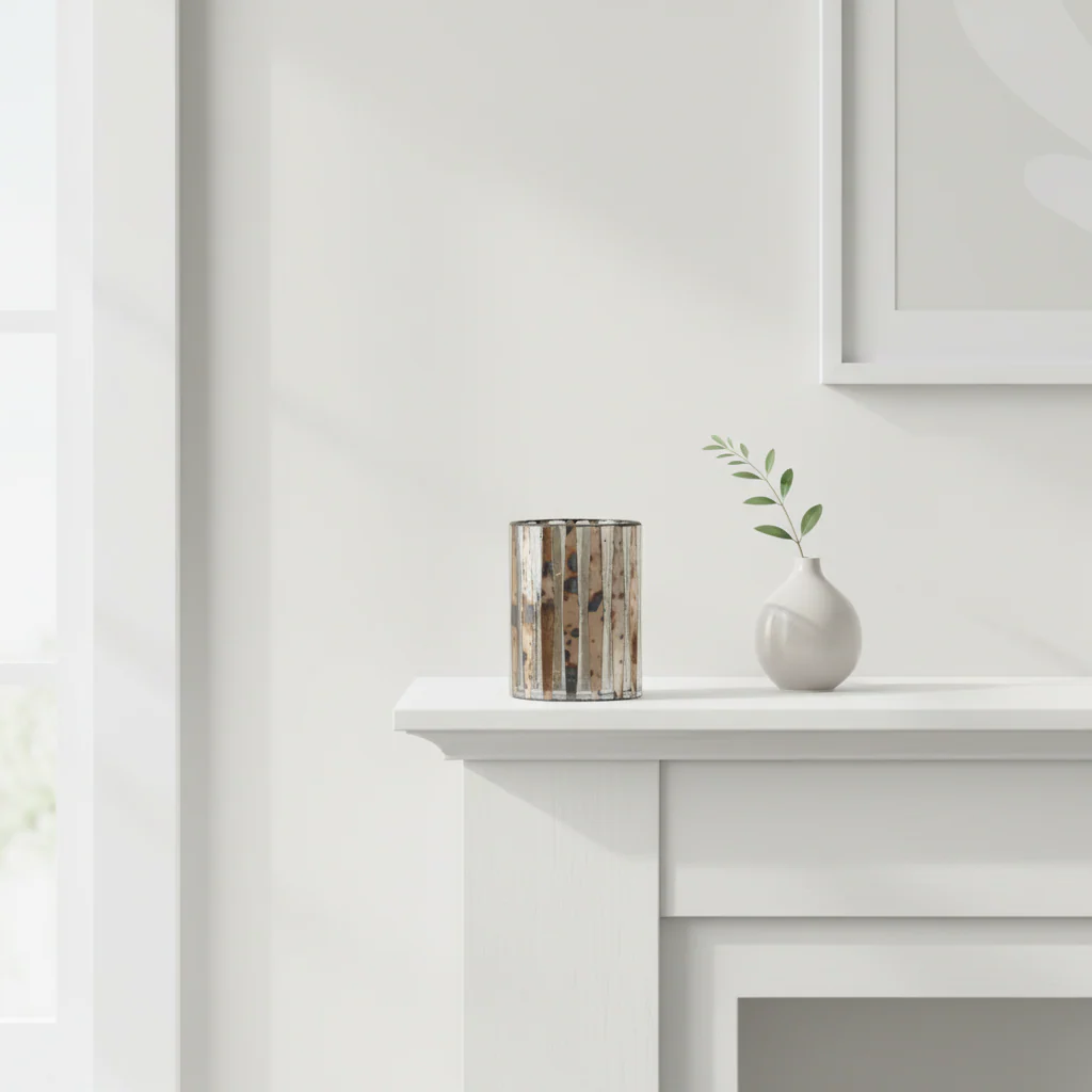Gaia Metallic Small Candle Holder - Image 3