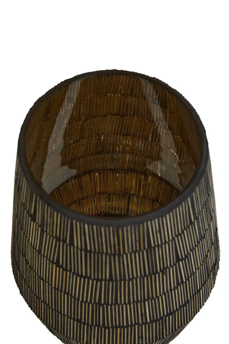Gaia Mosaic Glass Large Candle Holder - Image 11