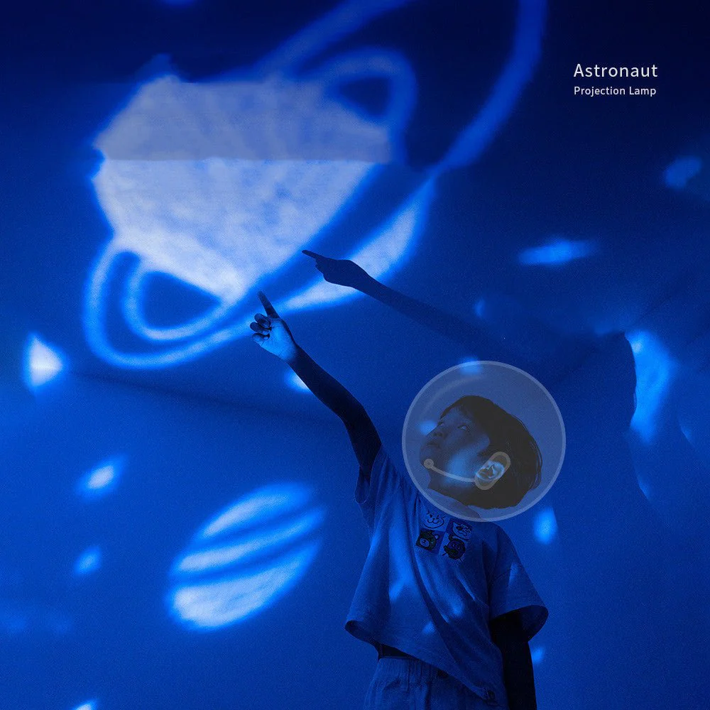 Galaxy Star Projector Night Light - Astronaut LED Lamp for Kids & Adults | Starry Sky Room Decor - Image 8