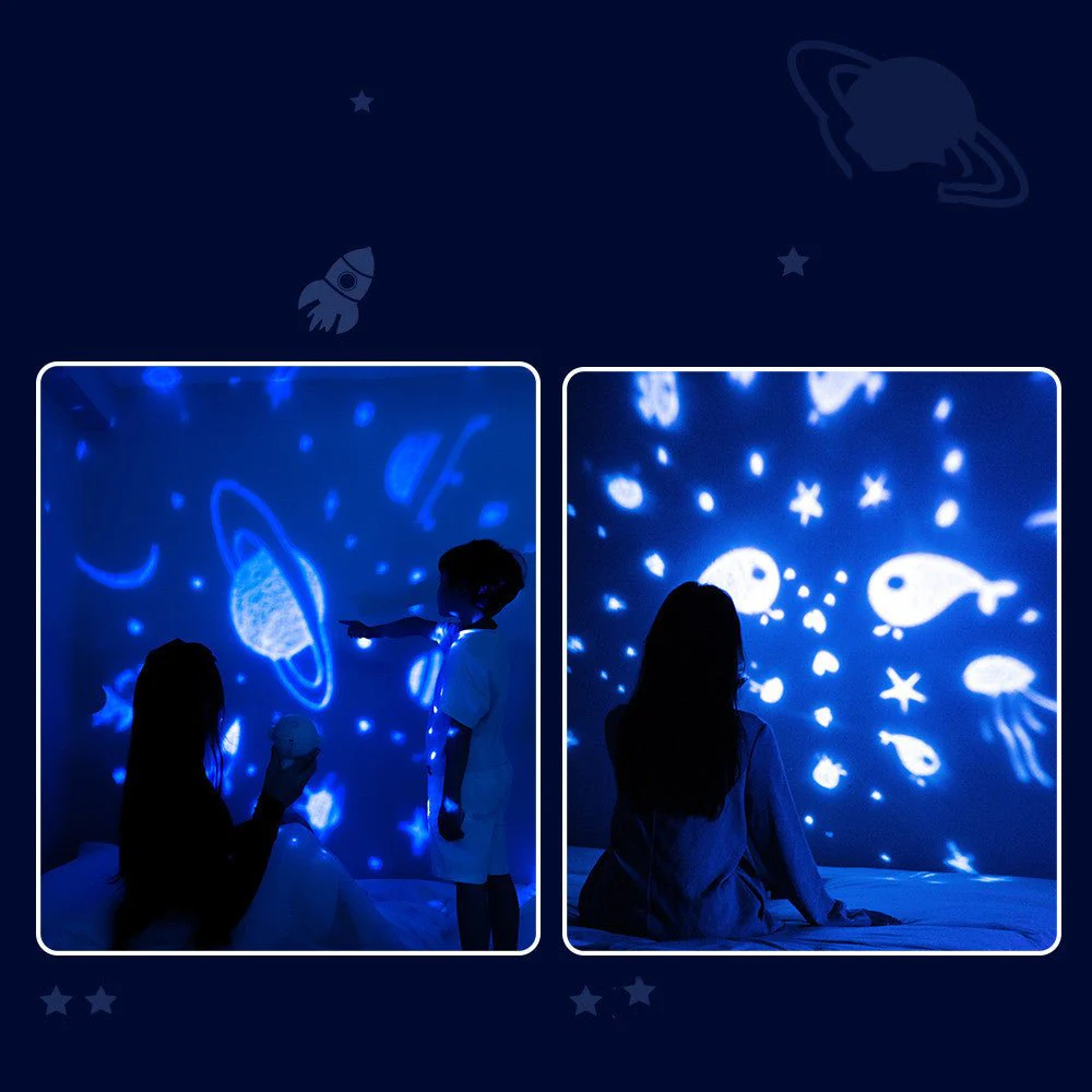 Galaxy Star Projector Night Light - Astronaut LED Lamp for Kids & Adults | Starry Sky Room Decor - Image 9