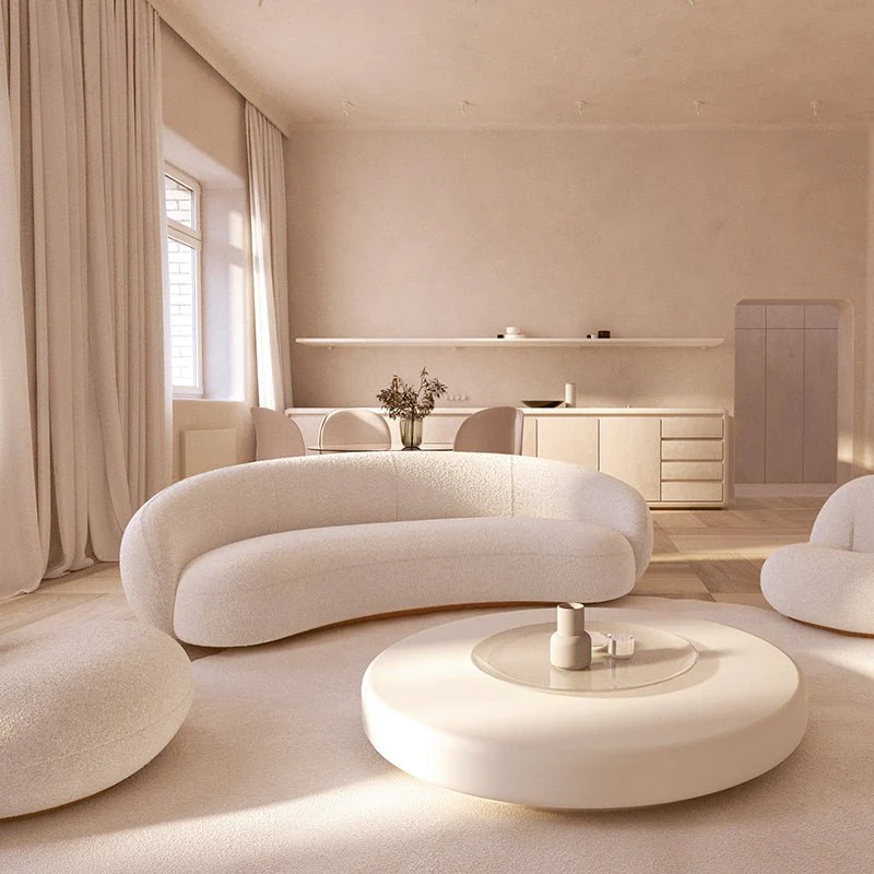 Galen Three Seater Curved Sofa - Image 7