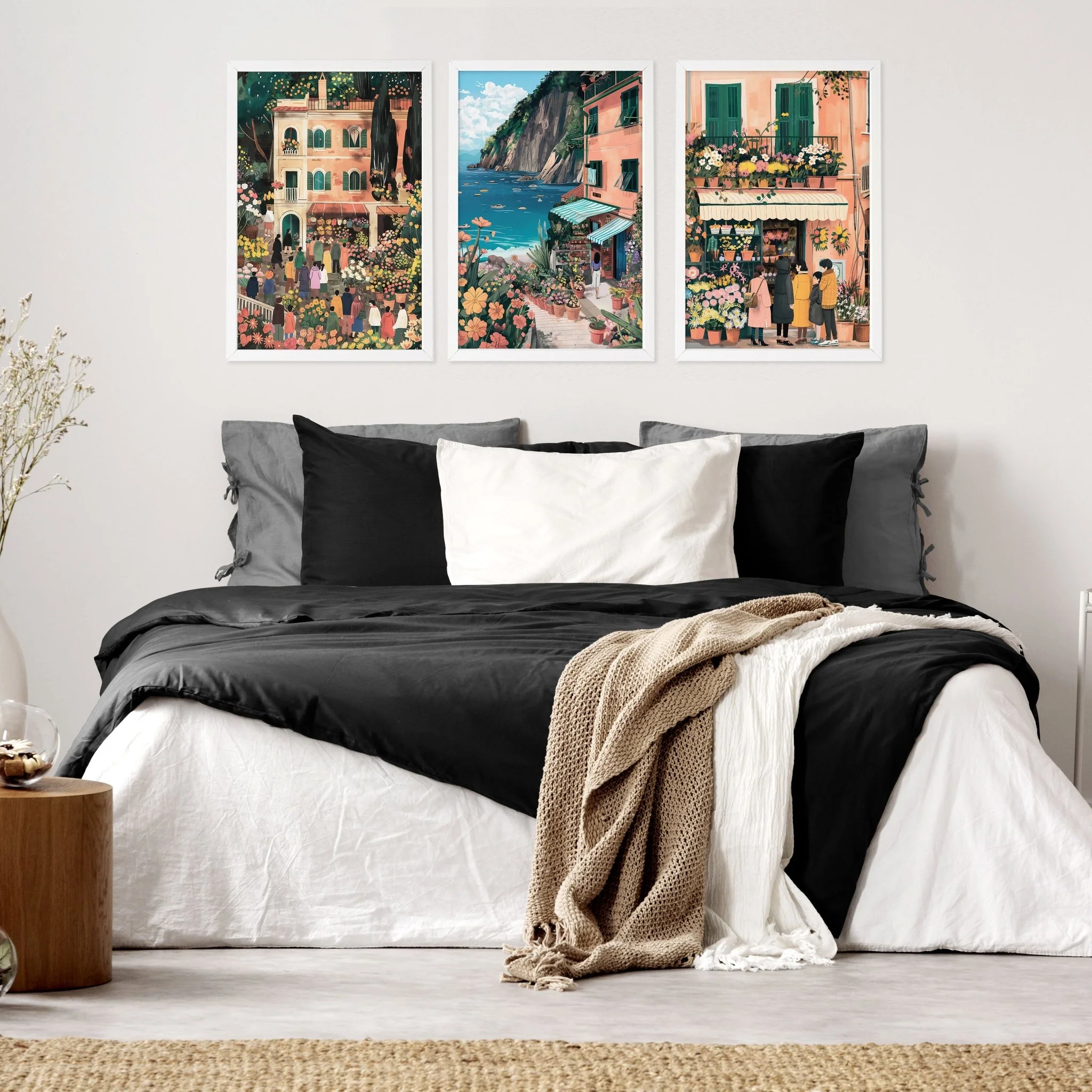 Gallery Wall Frames | Set of 3 Italian Lifestyle Wall art Prints - Image 3