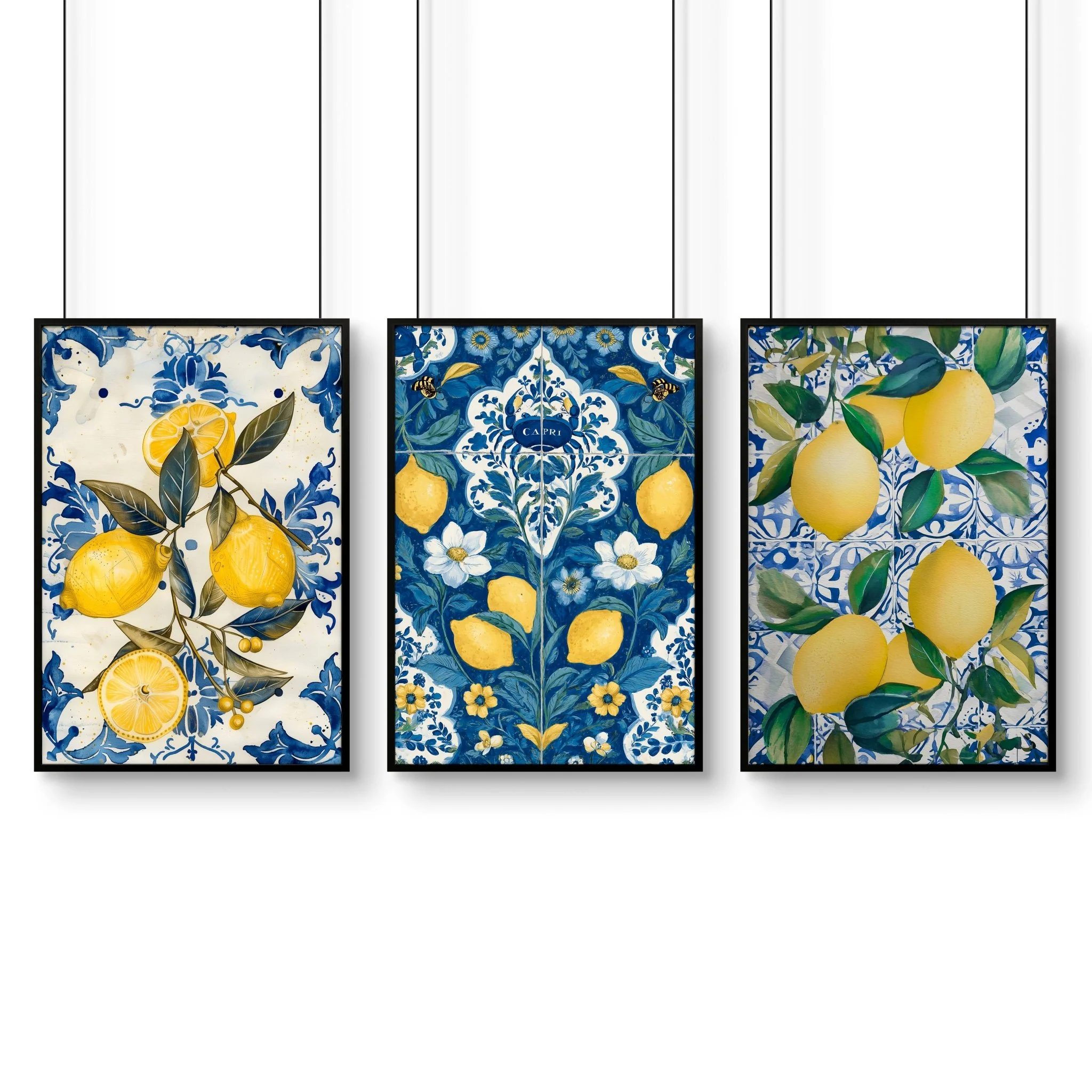 Gallery Wall In Kitchen | Set of 3 Italian Lifestyle Wall art Prints - Image 13