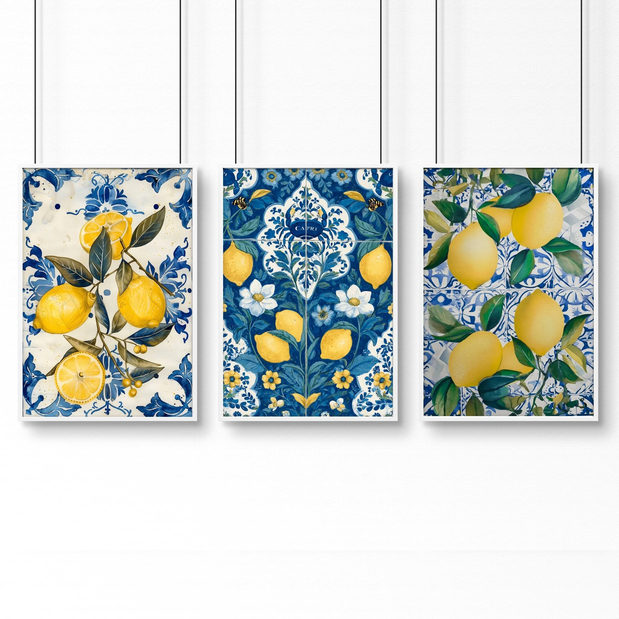 Gallery Wall In Kitchen | Set of 3 Italian Lifestyle Wall art Prints - Image 15