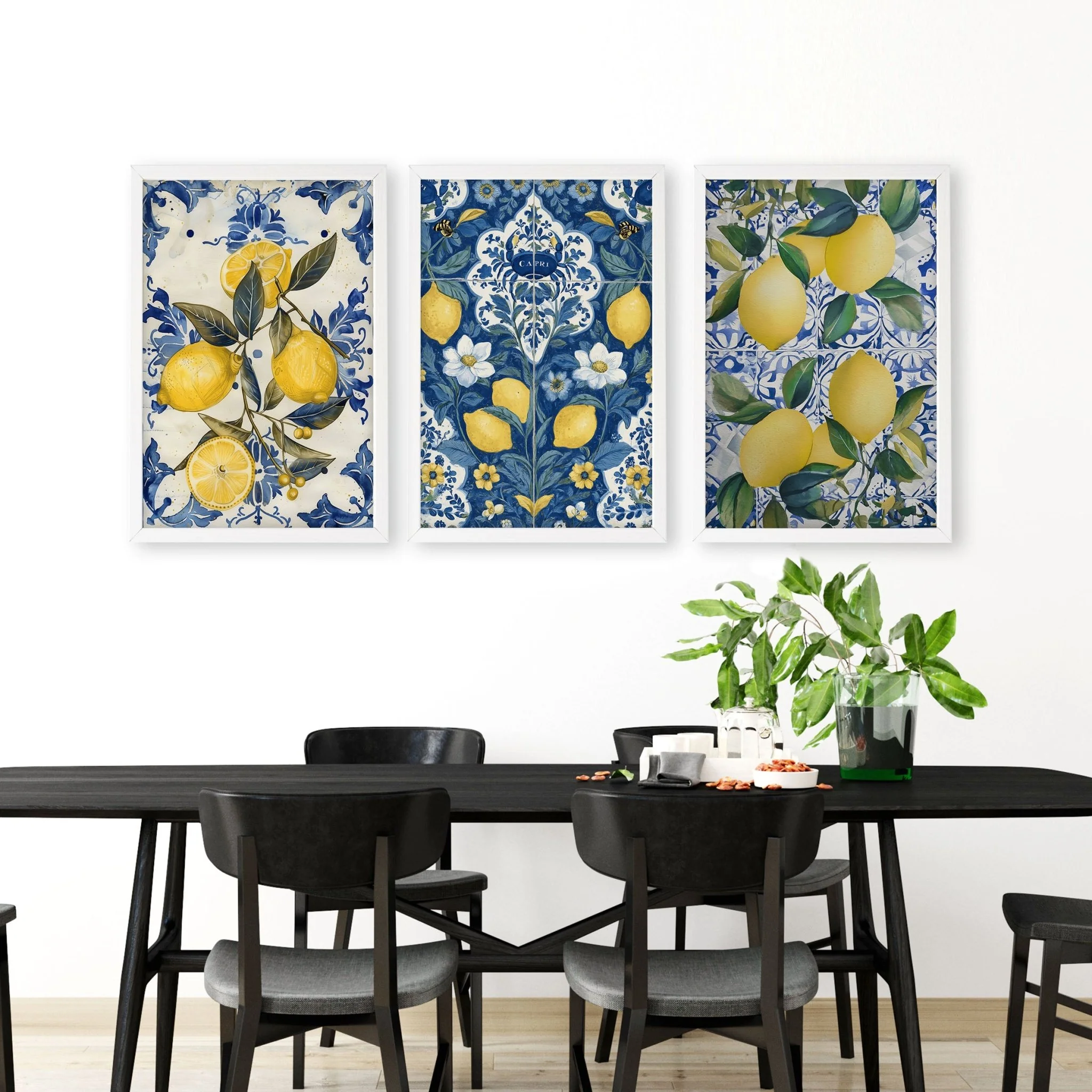 Gallery Wall In Kitchen | Set of 3 Italian Lifestyle Wall art Prints - Image 6