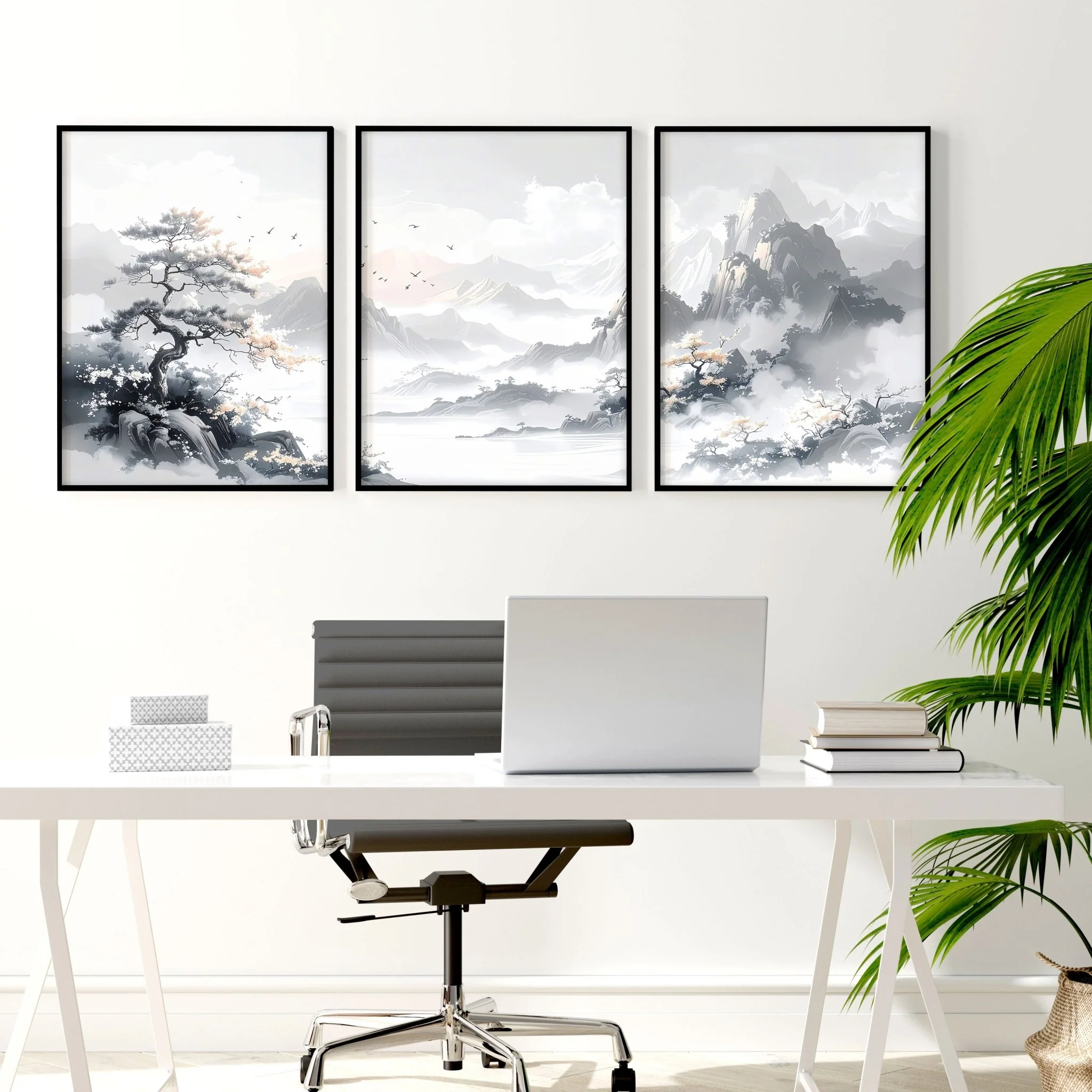 Gallery Wall Set | Set of 3 Asian Inspired Wall art Prints - Image 5
