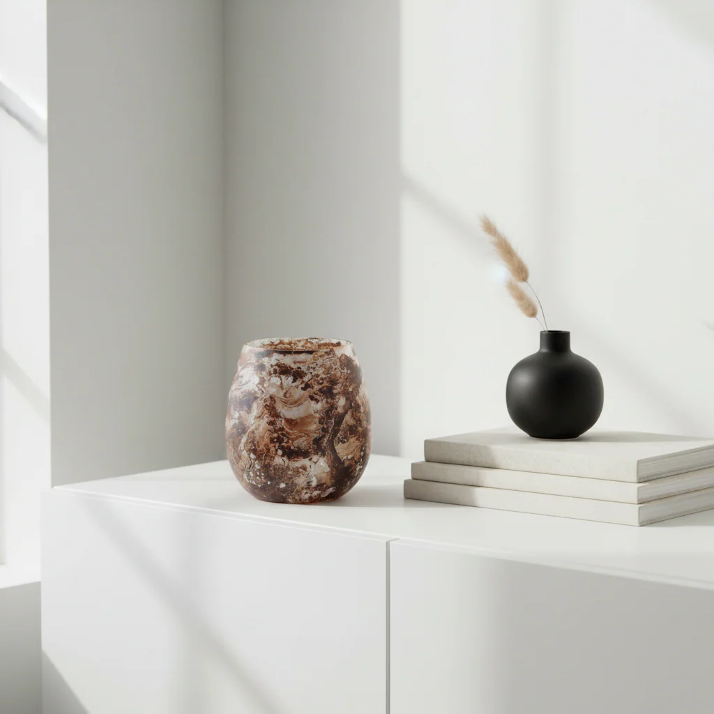 Garan Brown Large Candle Holder - Image 4