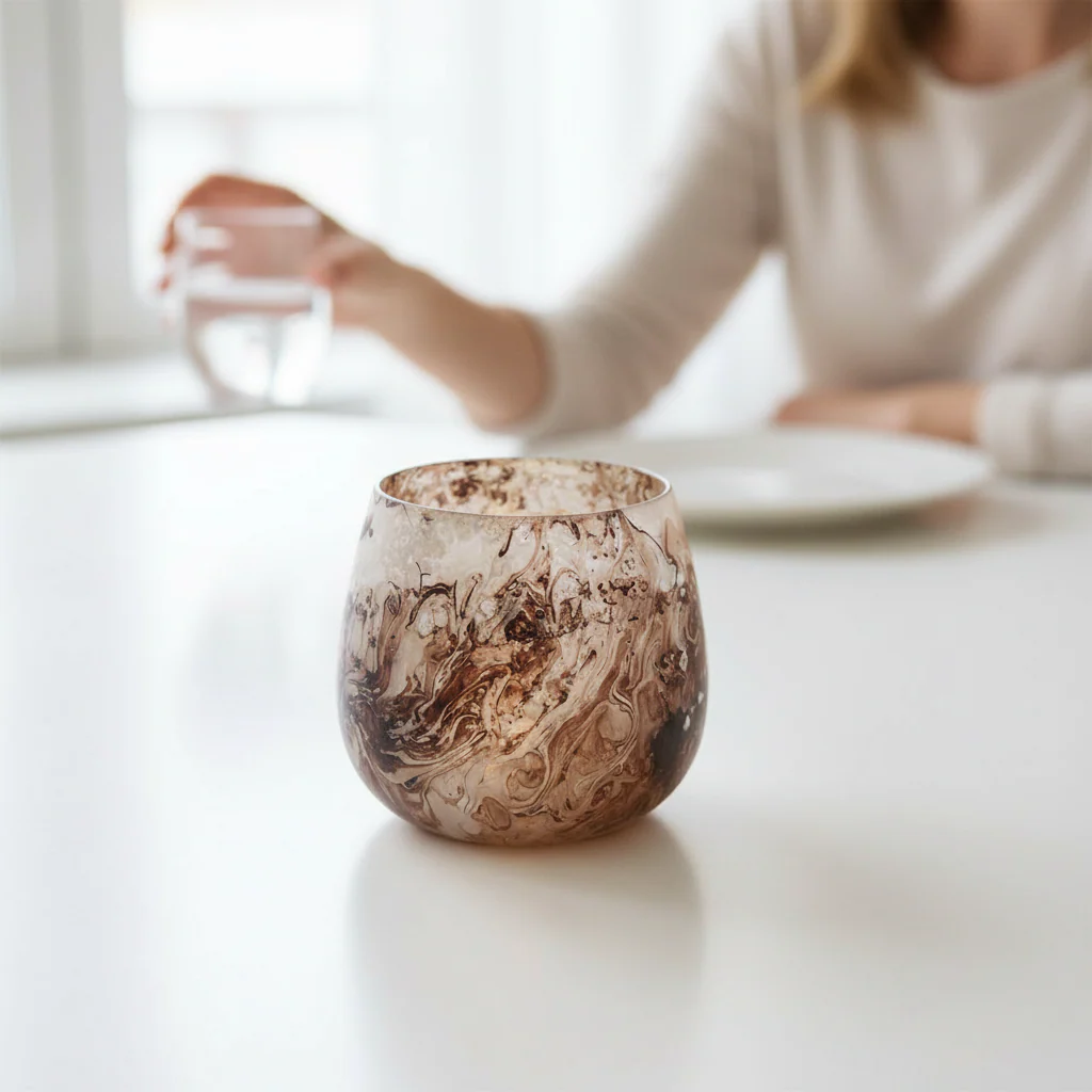 Garan Brown Small Candle Holder - Image 5