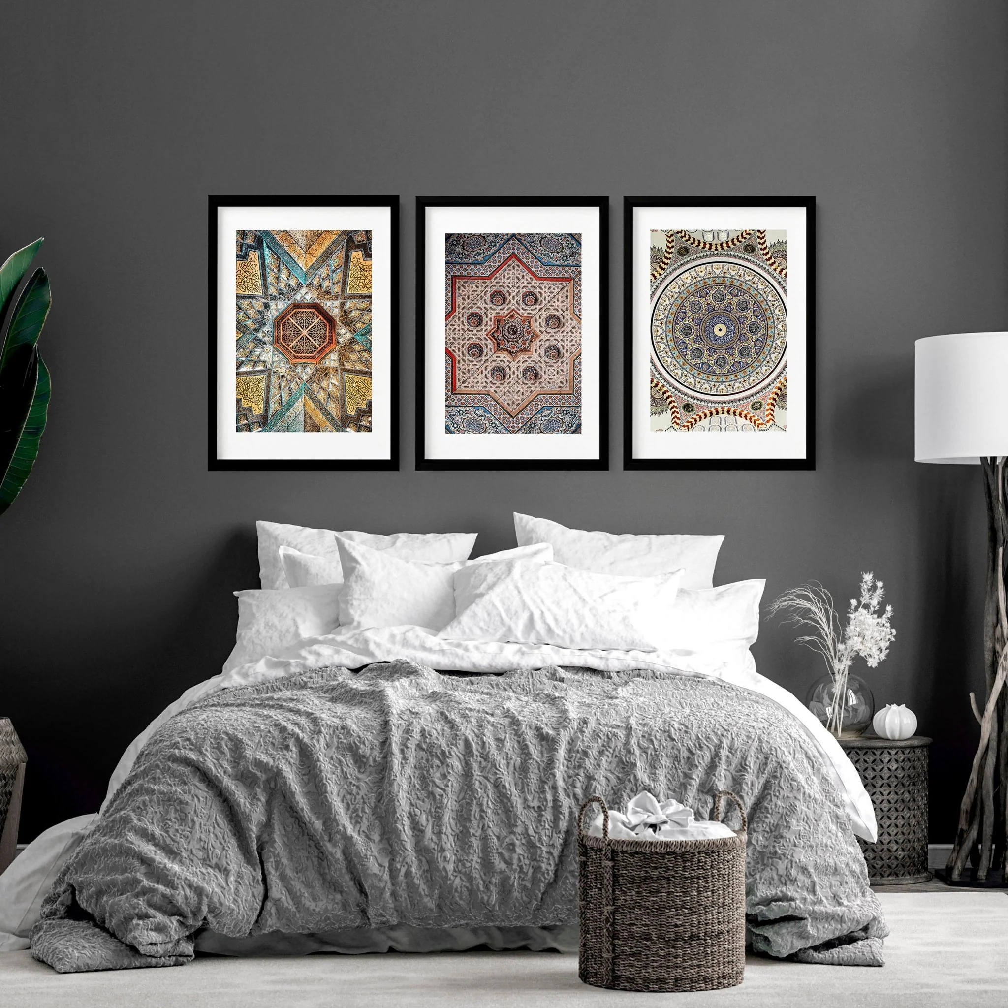 Geometric patterns in Islamic art | set of 3 prints for bedroom walls - Image 6