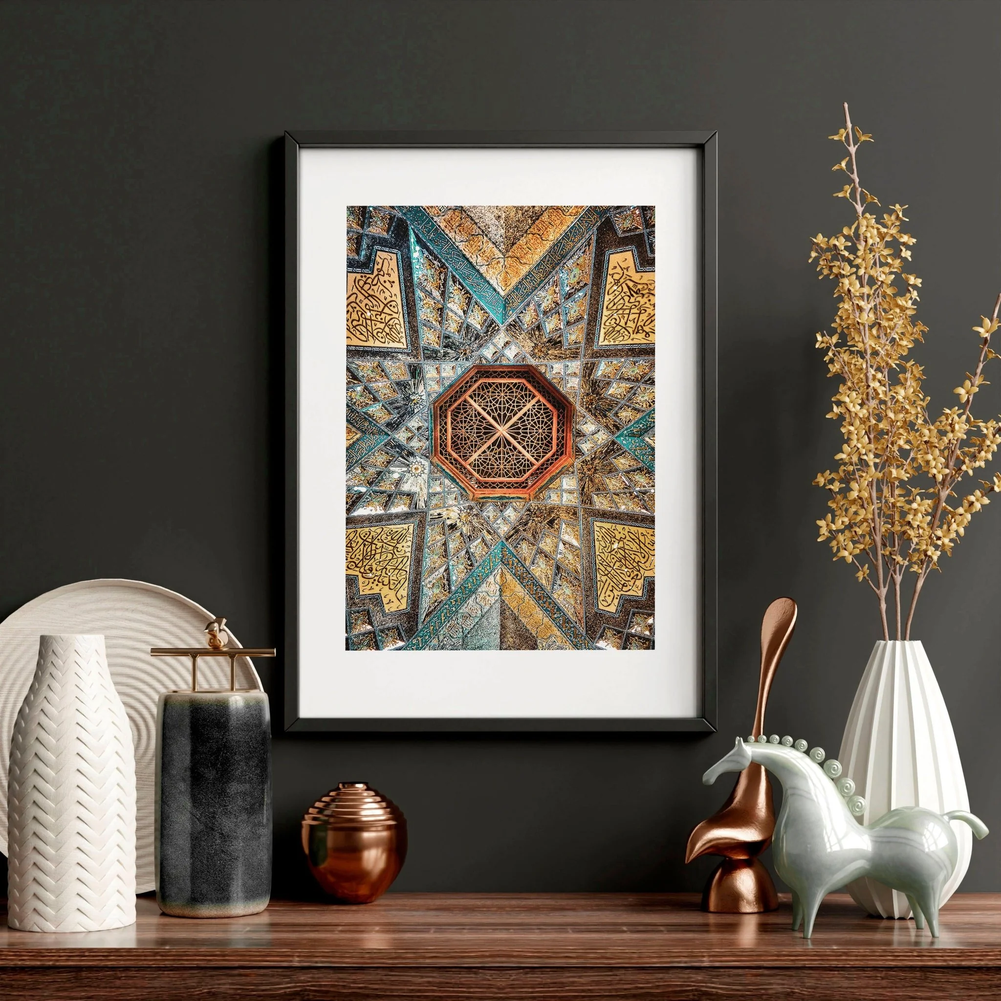Geometric patterns in Islamic art | set of 3 prints for bedroom walls - Image 9