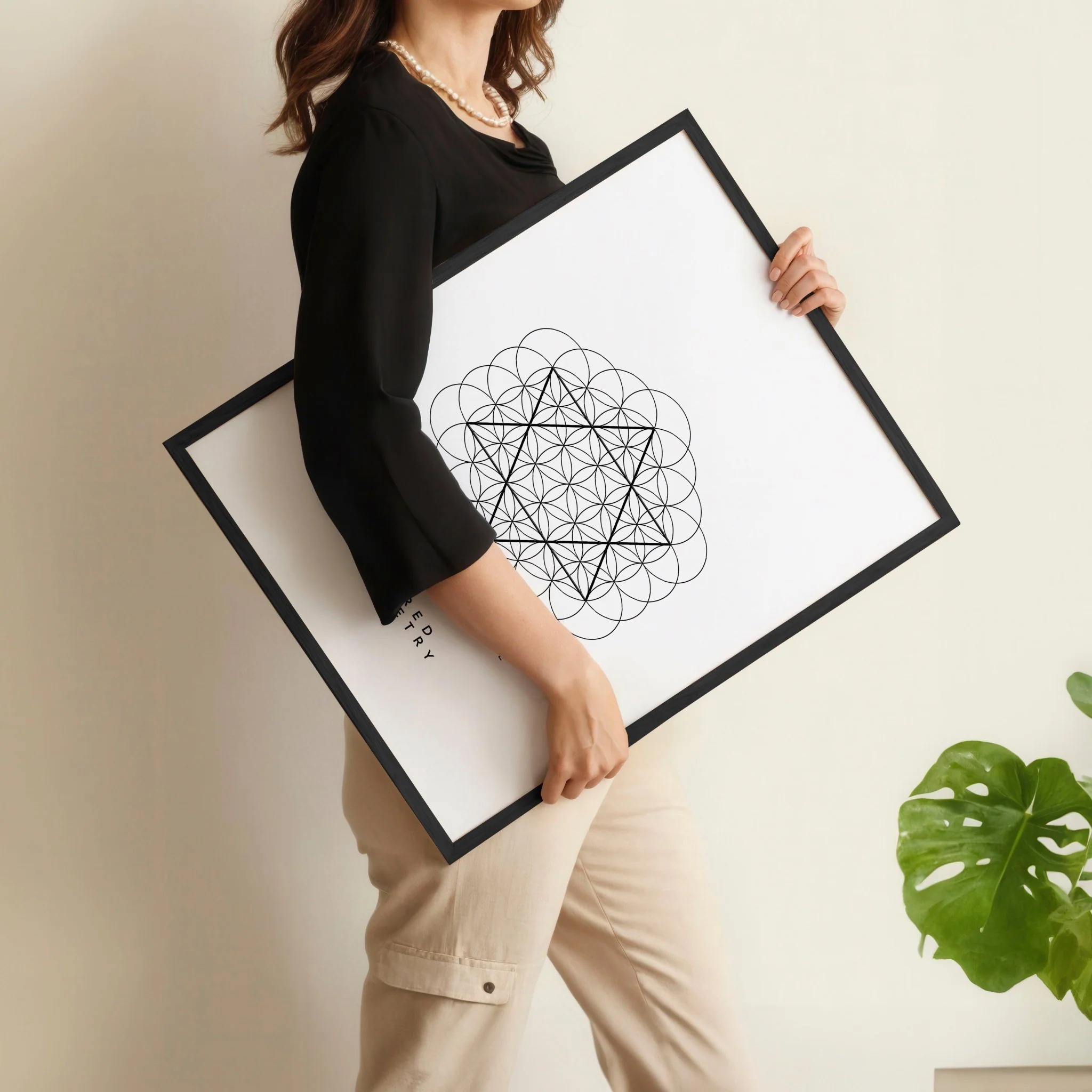 Geometric Wall Art | Set of 3 Sacred Geometry Wall art Prints - Image 8