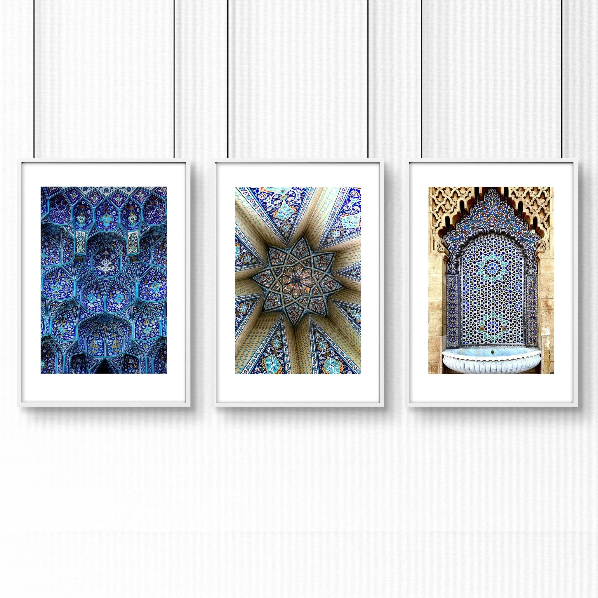 Geometry Islamic Art | set of 3 bedroom wall art - Image 9
