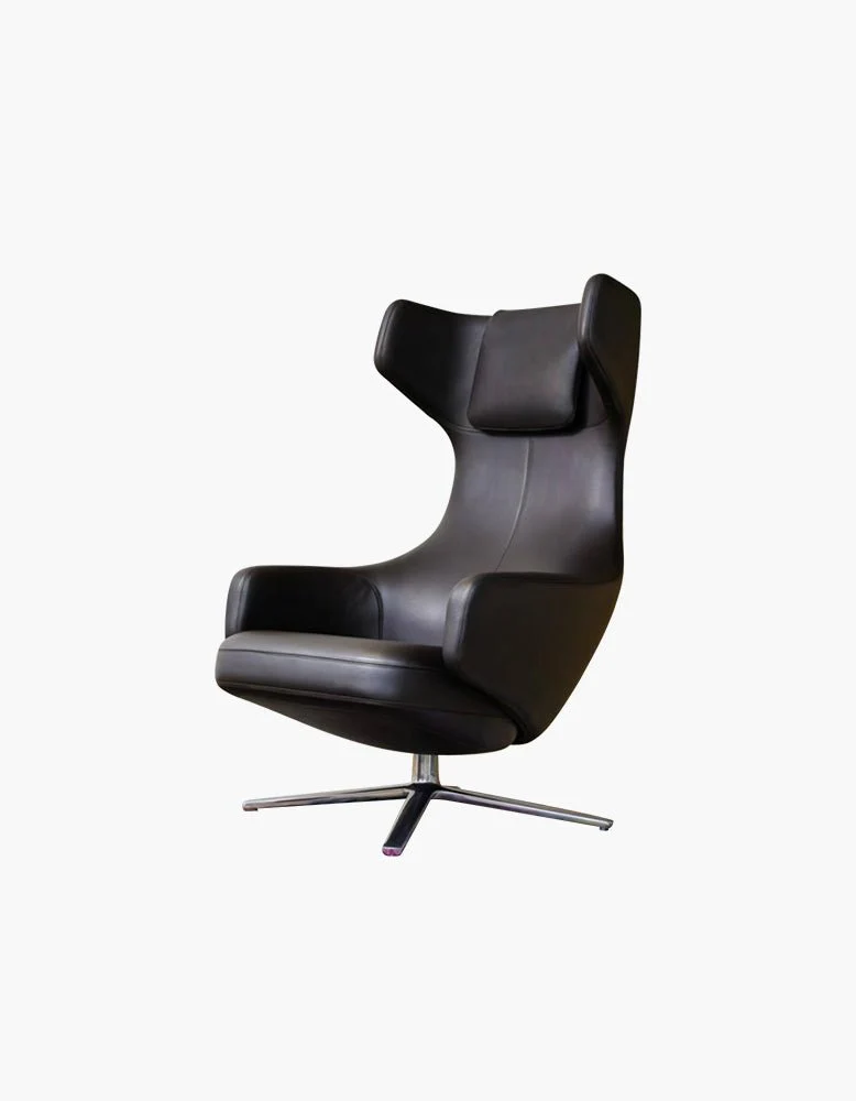Ghoshal Egg Chair, Wingback Lounge Chair With Recliner & Footstool - Image 10