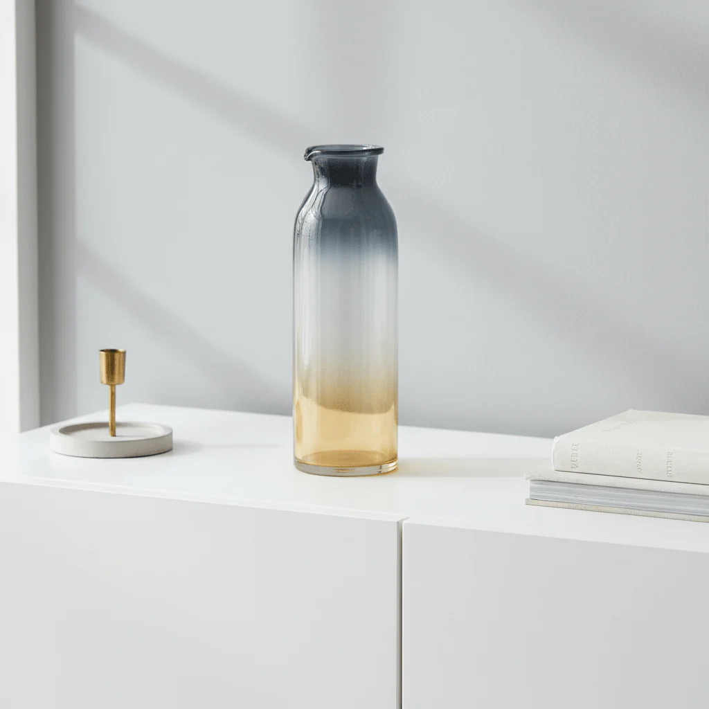 Glynn Black And Gold Medium Vase - Image 3