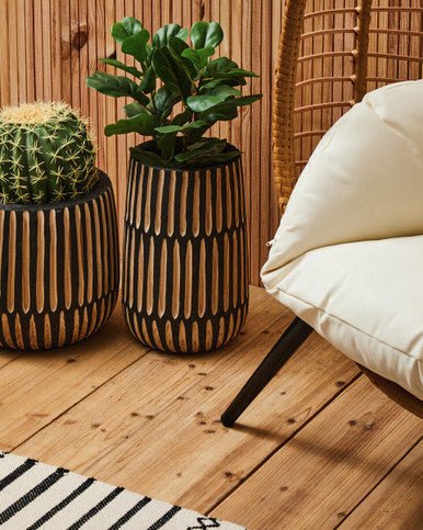 Goa Natural Rattan Effect Chair - Image 11
