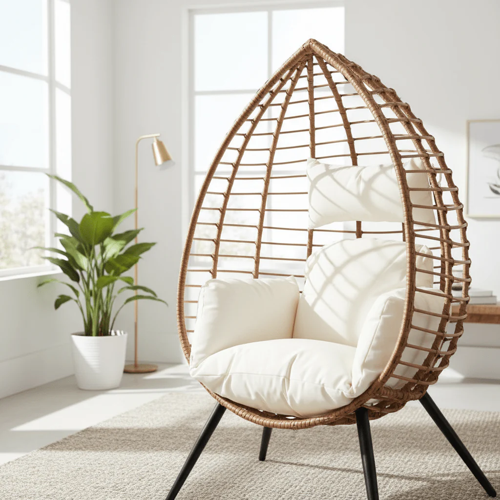 Goa Natural Rattan Effect Chair - Image 3