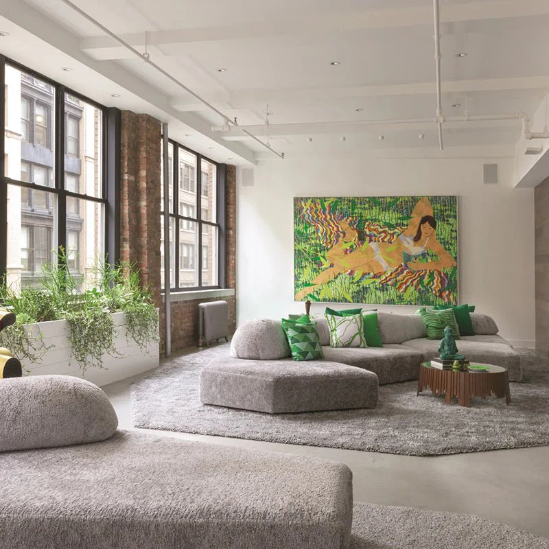 Gore Four Seater Sofa, Velvet - Image 8