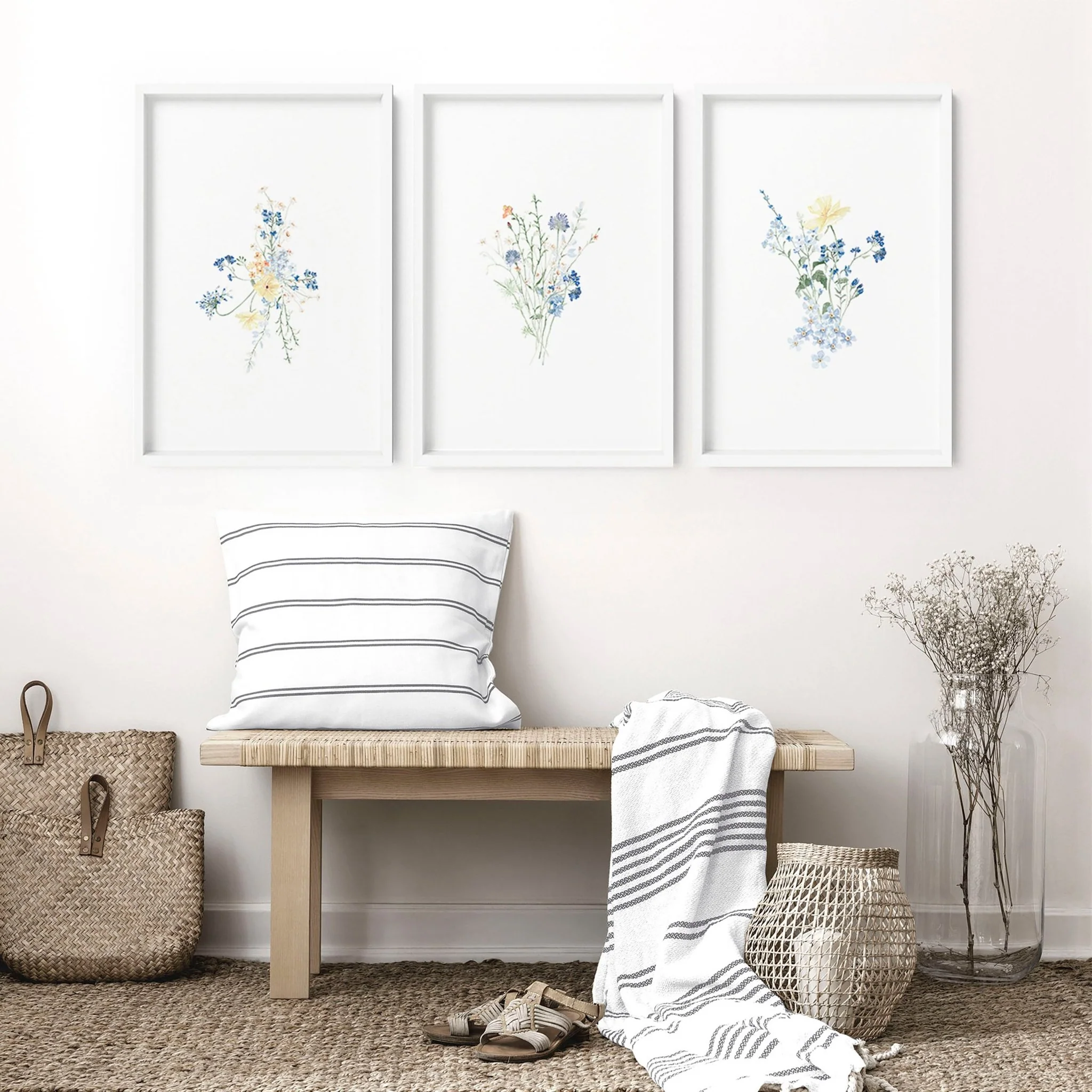 Greenery Prints | Set of 3 wall art prints - Image 3