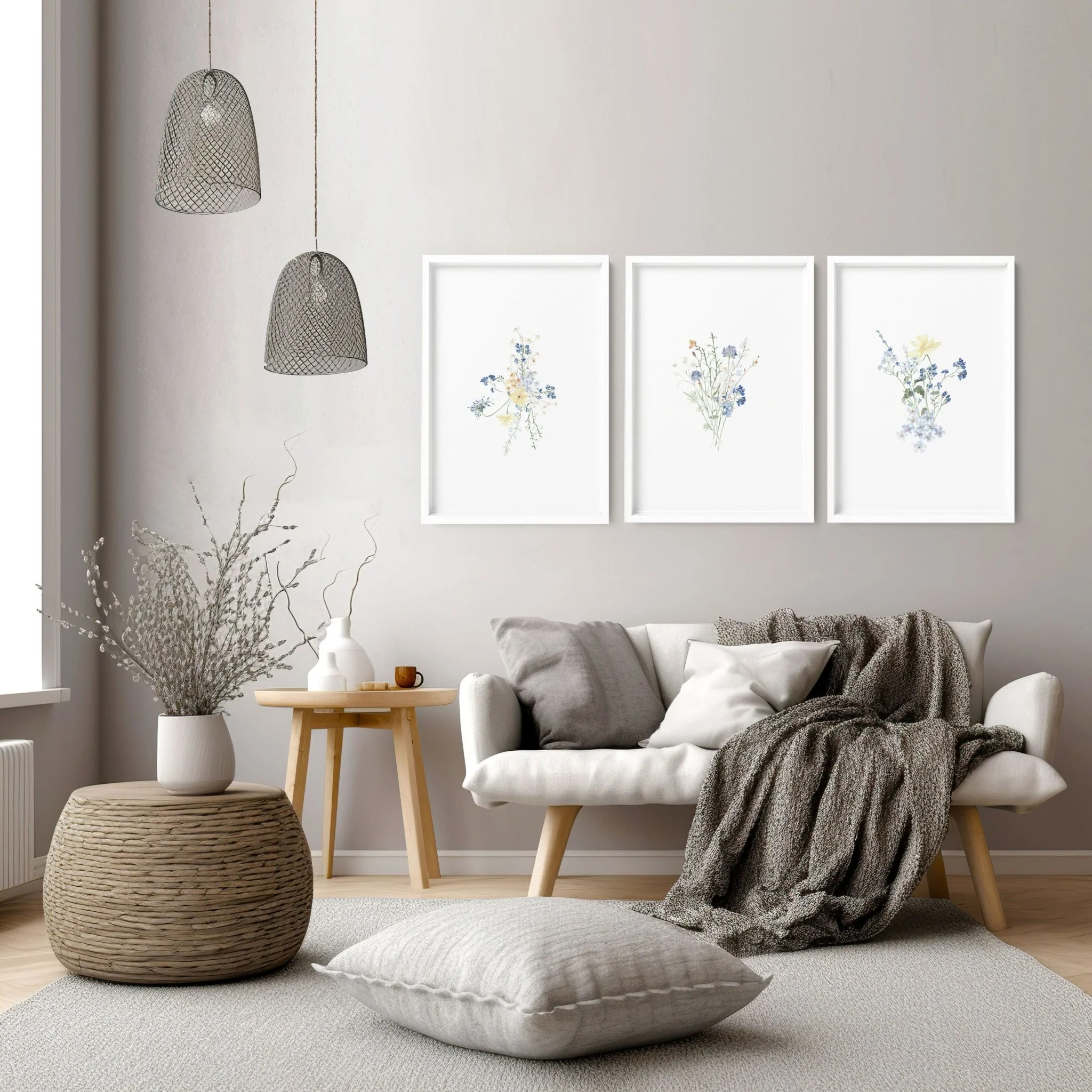 Greenery Prints | Set of 3 wall art prints - Image 4