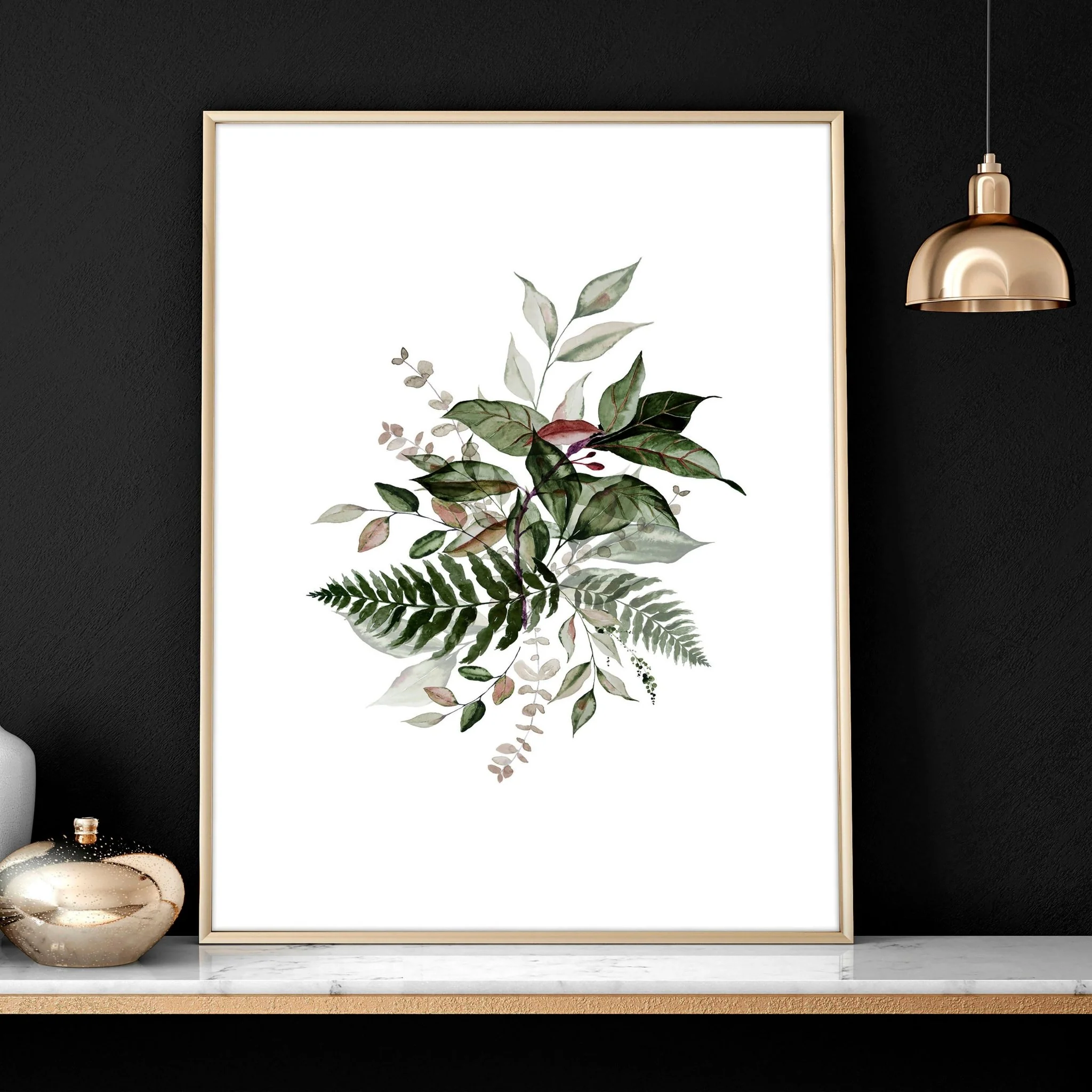 Greenery wall painting | set of 3 wall art prints - Image 6