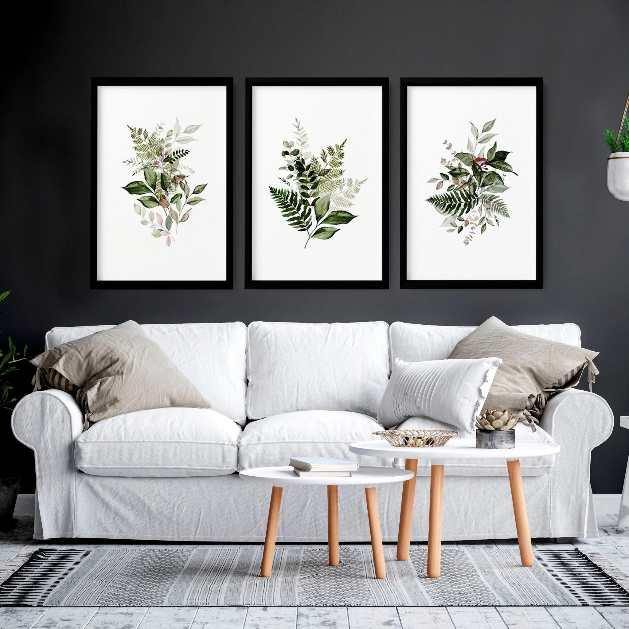 Greenery wall painting | set of 3 wall art prints - Image 7