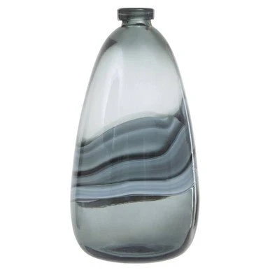 Halla Large Grey Bottle Vase - Image 2