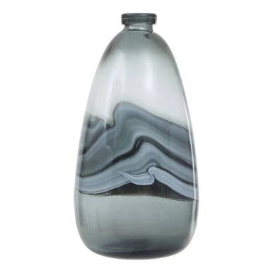 Halla Large Grey Bottle Vase - Image 8