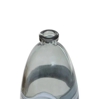 Halla Medium Grey Bottle Vase - Image 9