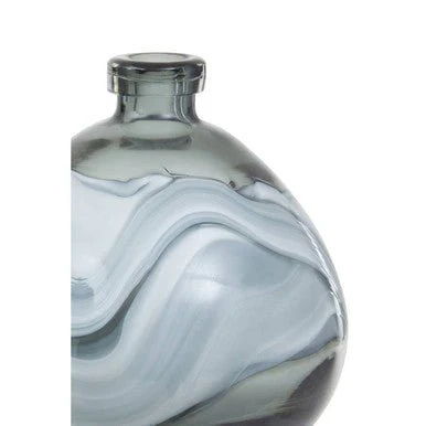 Halla Small Grey Bottle Vase - Image 8