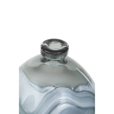 Halla Small Grey Bottle Vase - Image 9