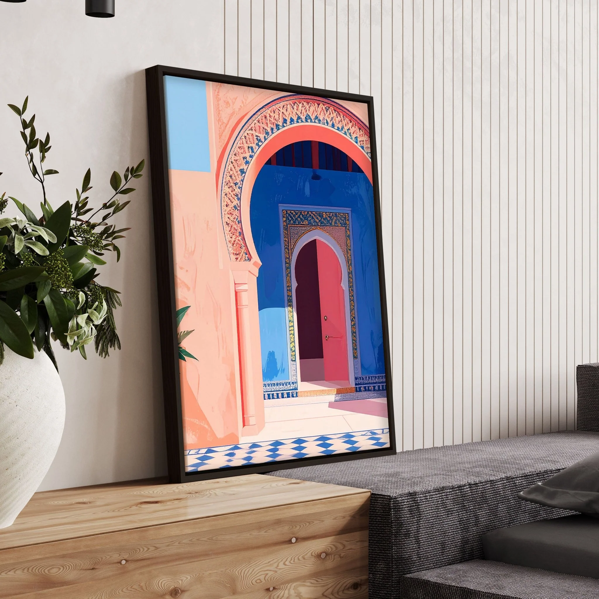 Hallway Wall Decor | Set of 2 Moroccan Inspired Wall art Prints - Image 7