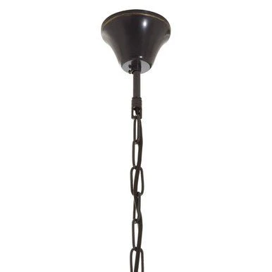 Hampstead Black Finish Large Pendant Light With Hints of Gold - Image 4